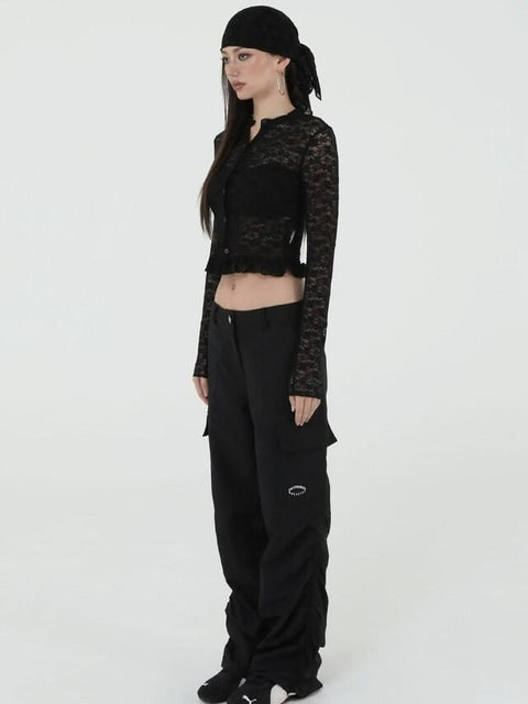 【Uglyshadow】OFFICIAL STRING CARGO PANTS