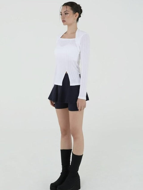 【Uglyshadow】US FLARE SKIRT PANTS