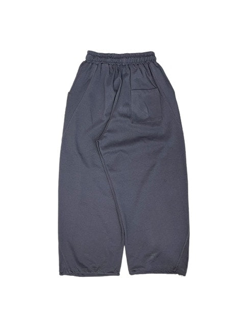 受注制【Chikashitsu +】curve stitch straight sweat pants (3color) / 【チカシツプラス】カーブスティッチストレートスウェットパンツ