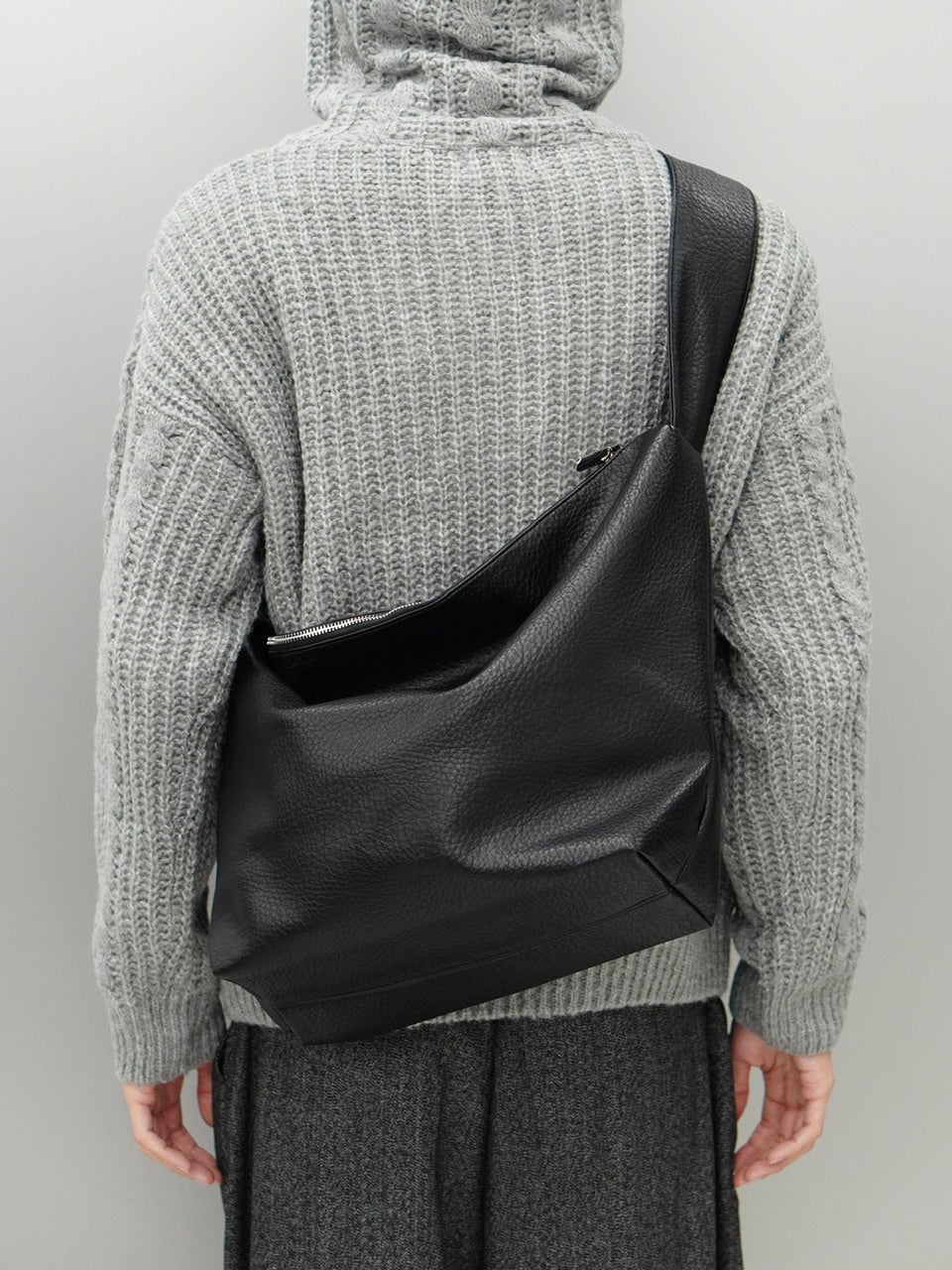 東京店WEB限定【Chikashitsu +】eco leather cross bag (2color)