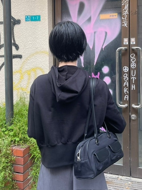 受注制【oaks】design double zip up hoodie (2color)