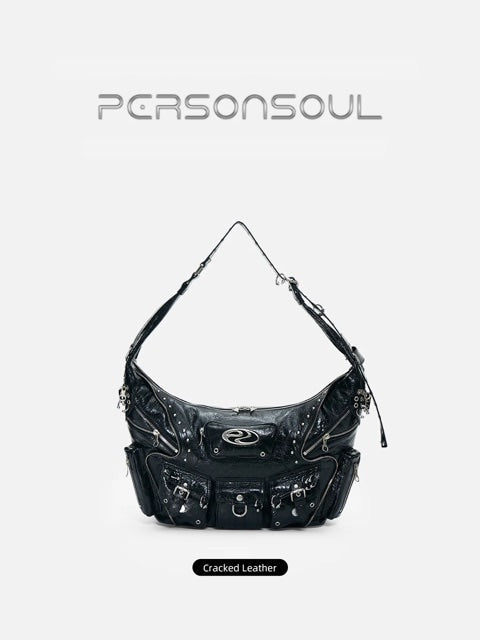 【PERSONSOUL】Punk Sheepskin Bag