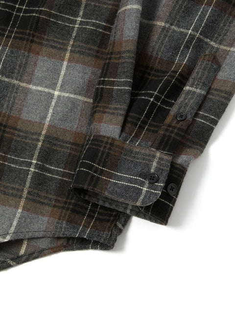 【DNSR】Oversized flannel check shirt