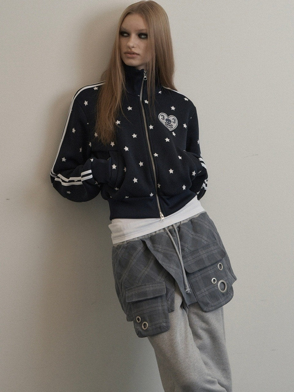 【SETUP‐EXE】STAR SPORTY ZIP-UP / 【セットアップエグゼ】スタースポーティージップアップジャケット