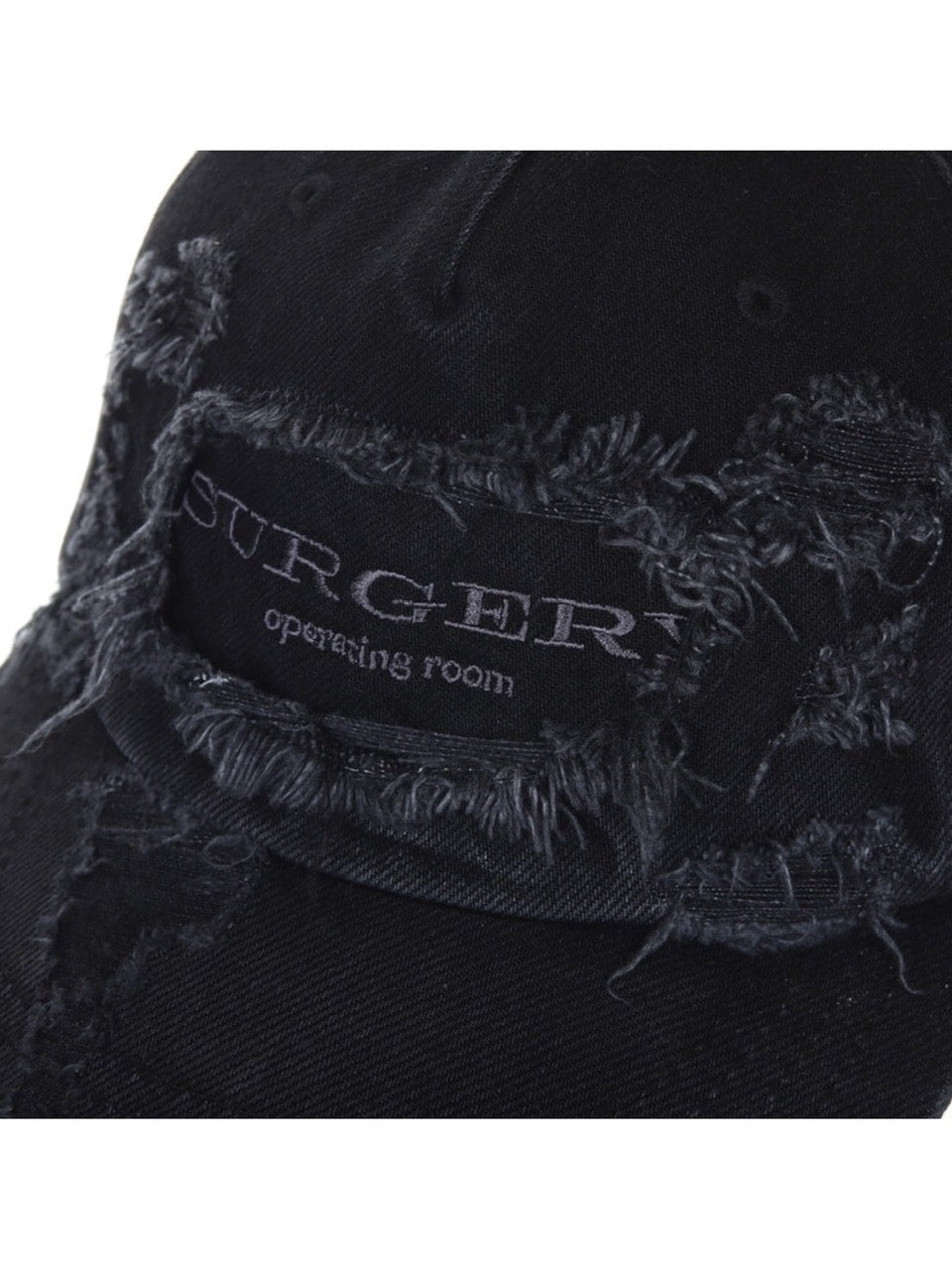 【SURGERY】surgery distroyed denim cap / 【サージェリー】ダメージデニムキャップ