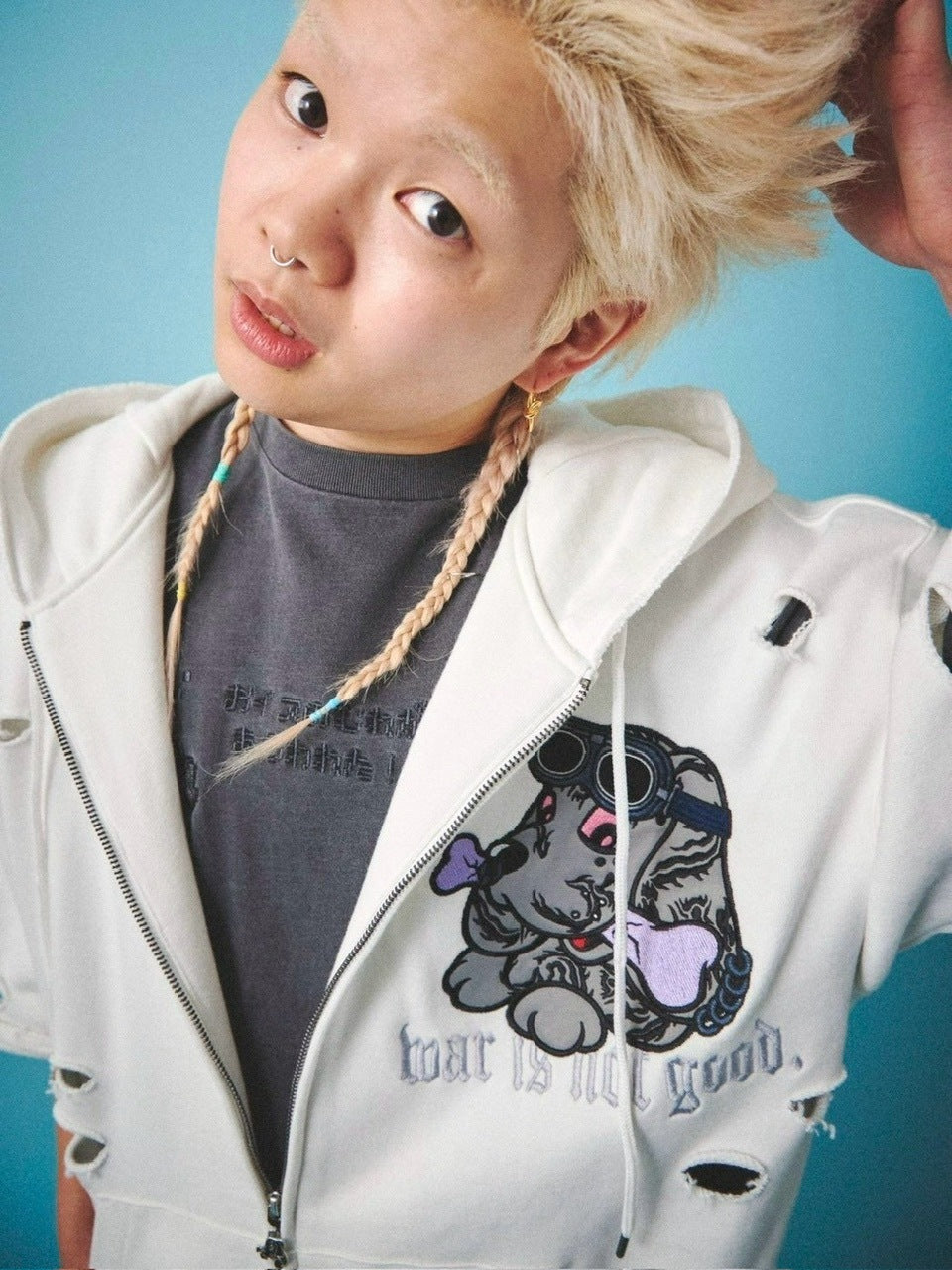 【GALFY】病みに染まりし反戦パーカー