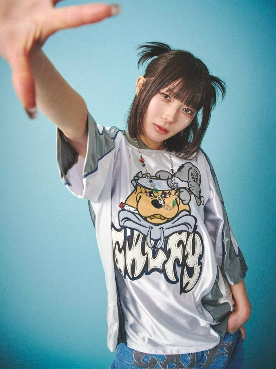 【GALFY】病みに争いしサイバーTシャツ