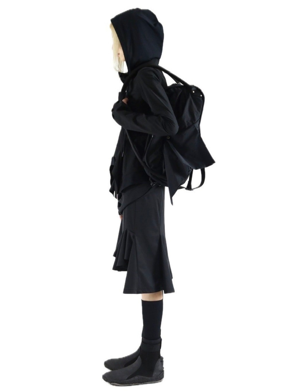 【DIFFERENTIS】Draped Jersey Skirt