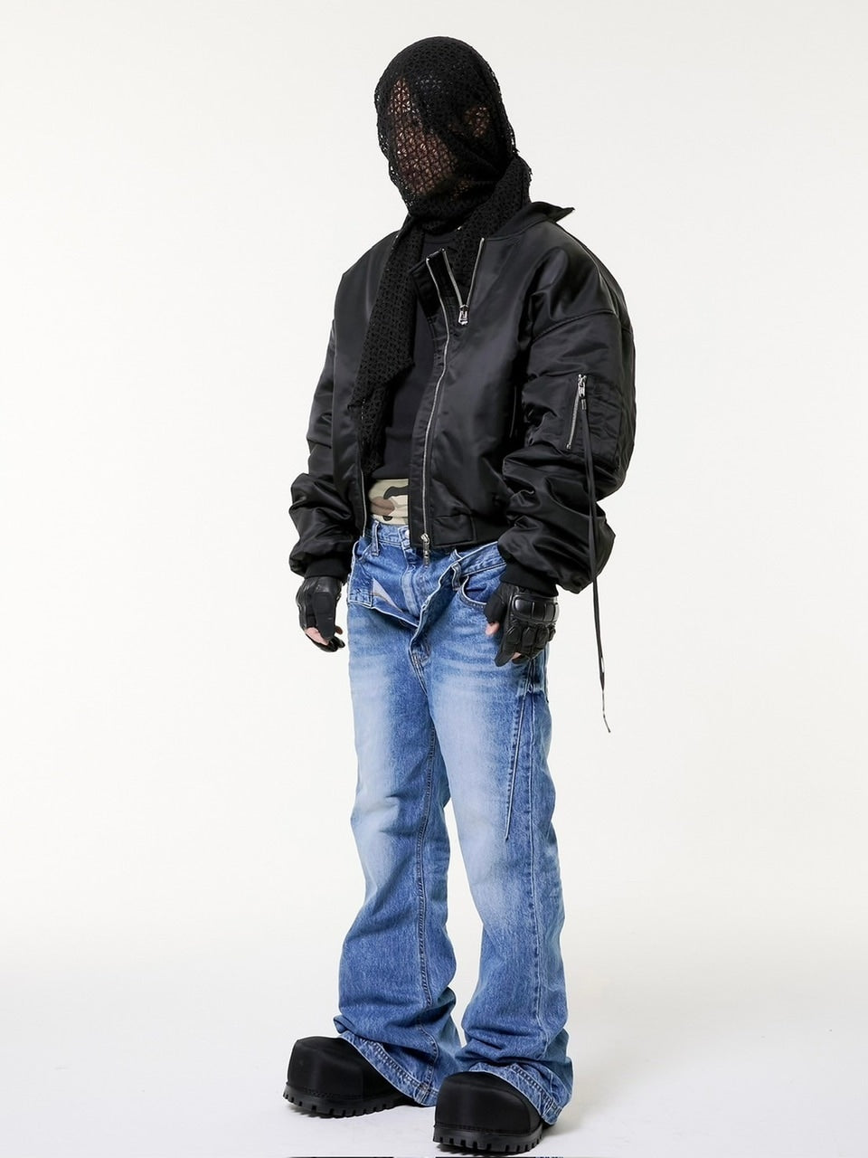 【ANOTHERYOUTH】double waist jeans