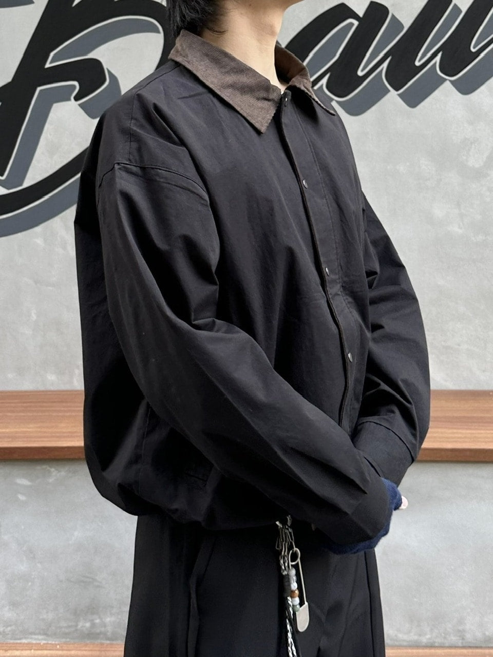 受注制【youll】corduroy color short jacket