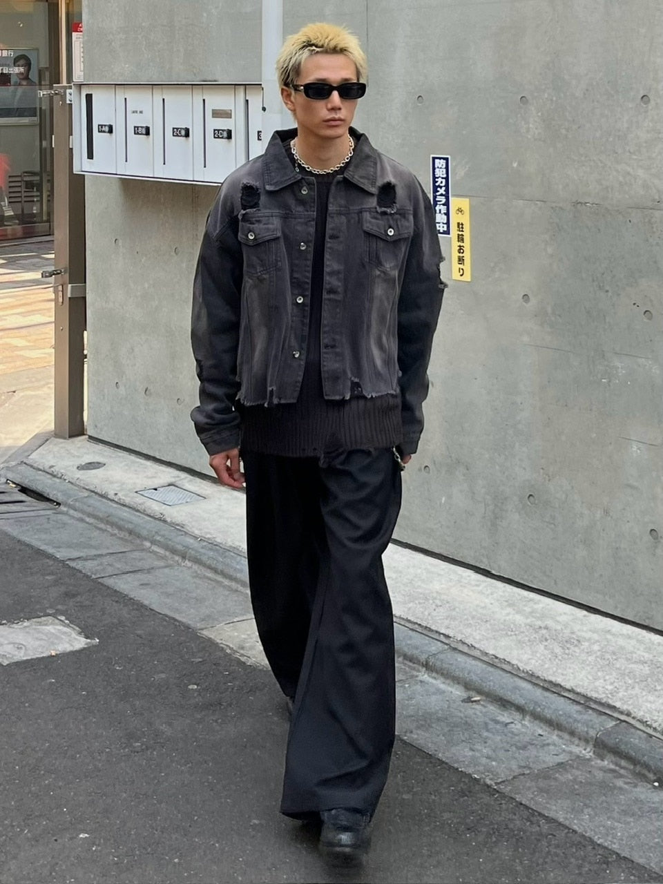 大阪店WEB限定受注制【Chikashitsu +】double tuck balloon slacks (2color)