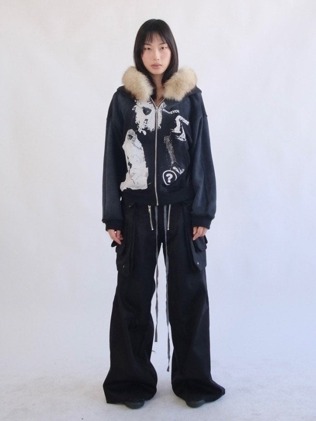 【haveyoudiedbefore?】Mycelium V3 Fur Hoodie