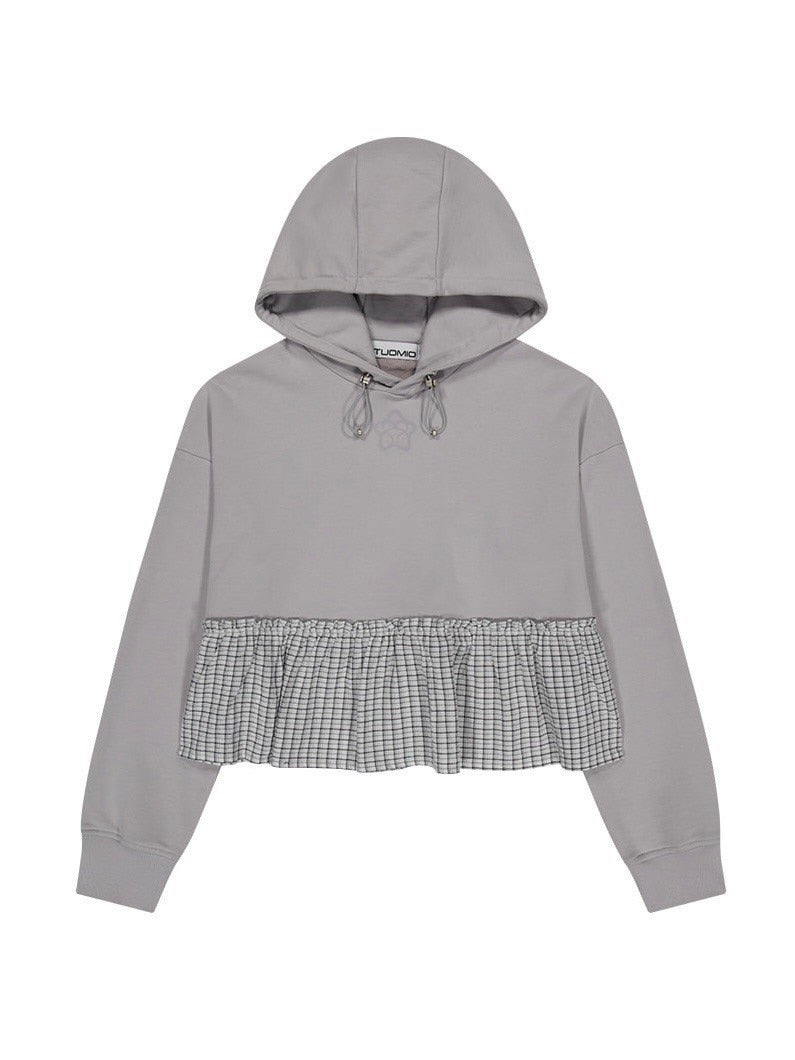 【TUOMIO】FRILL LAYERED HOOD