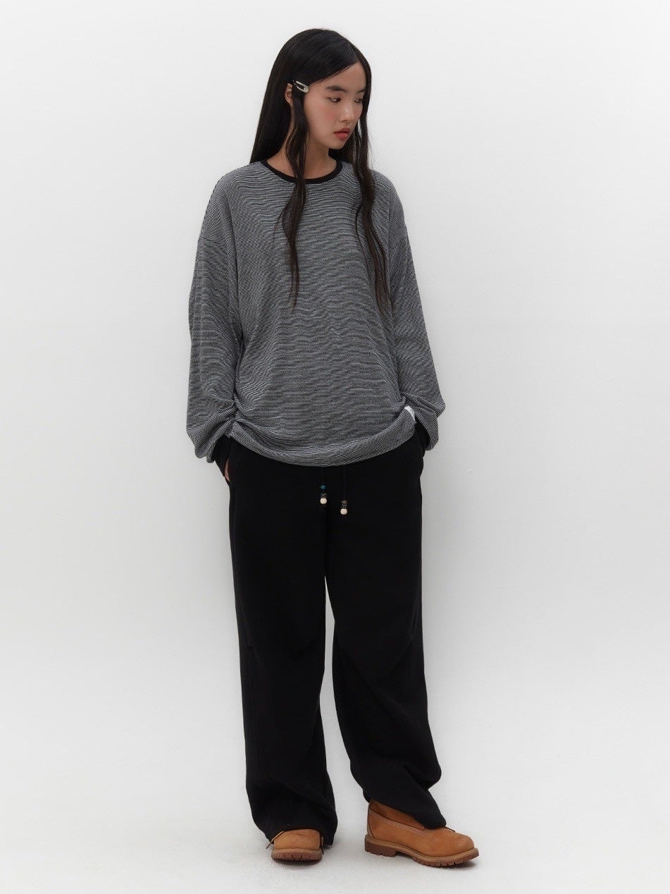 【TUOMIO】STRING CHARM SWEATPANTS