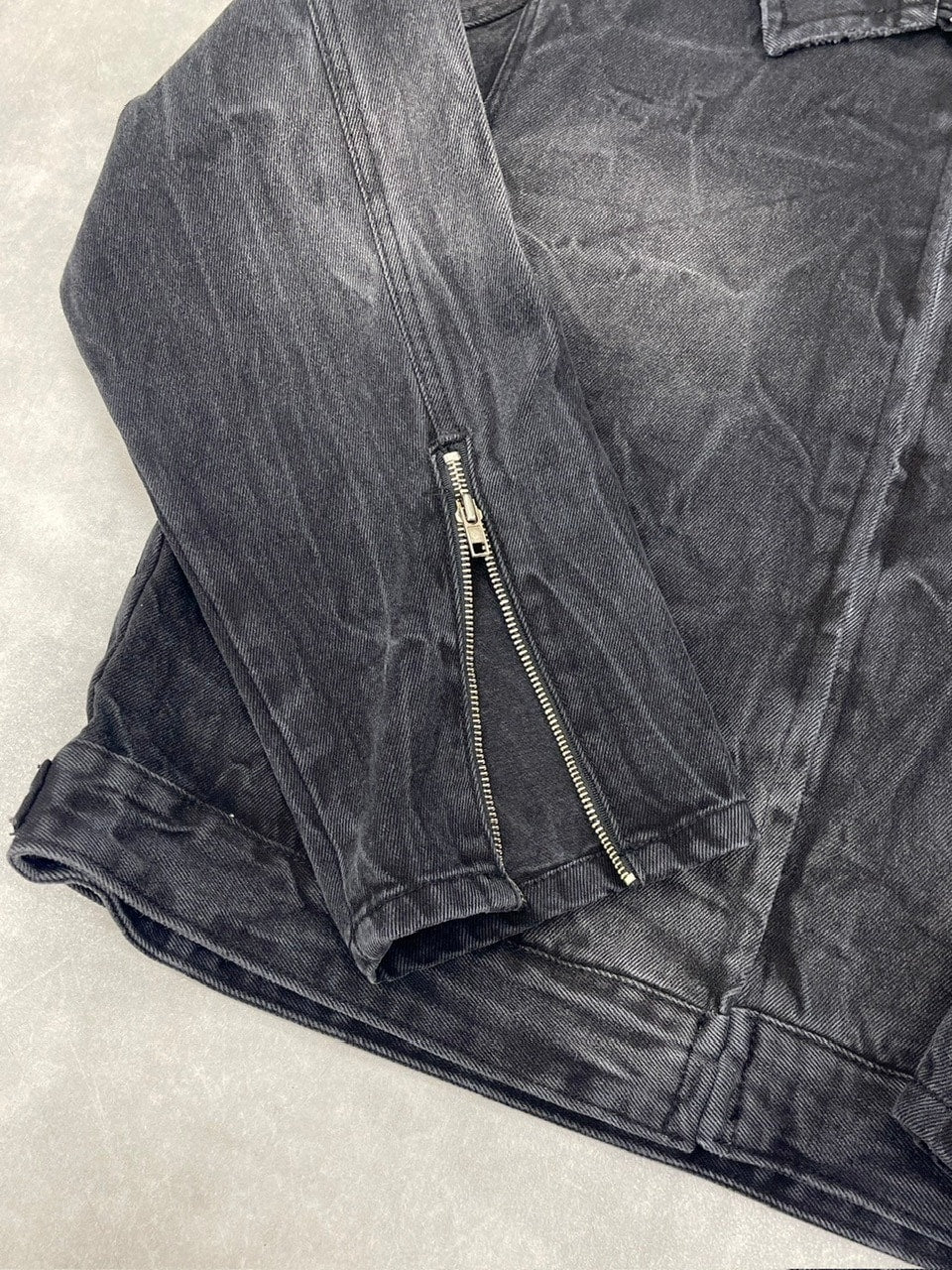 受注制【nmtc +】side zip denim jacket