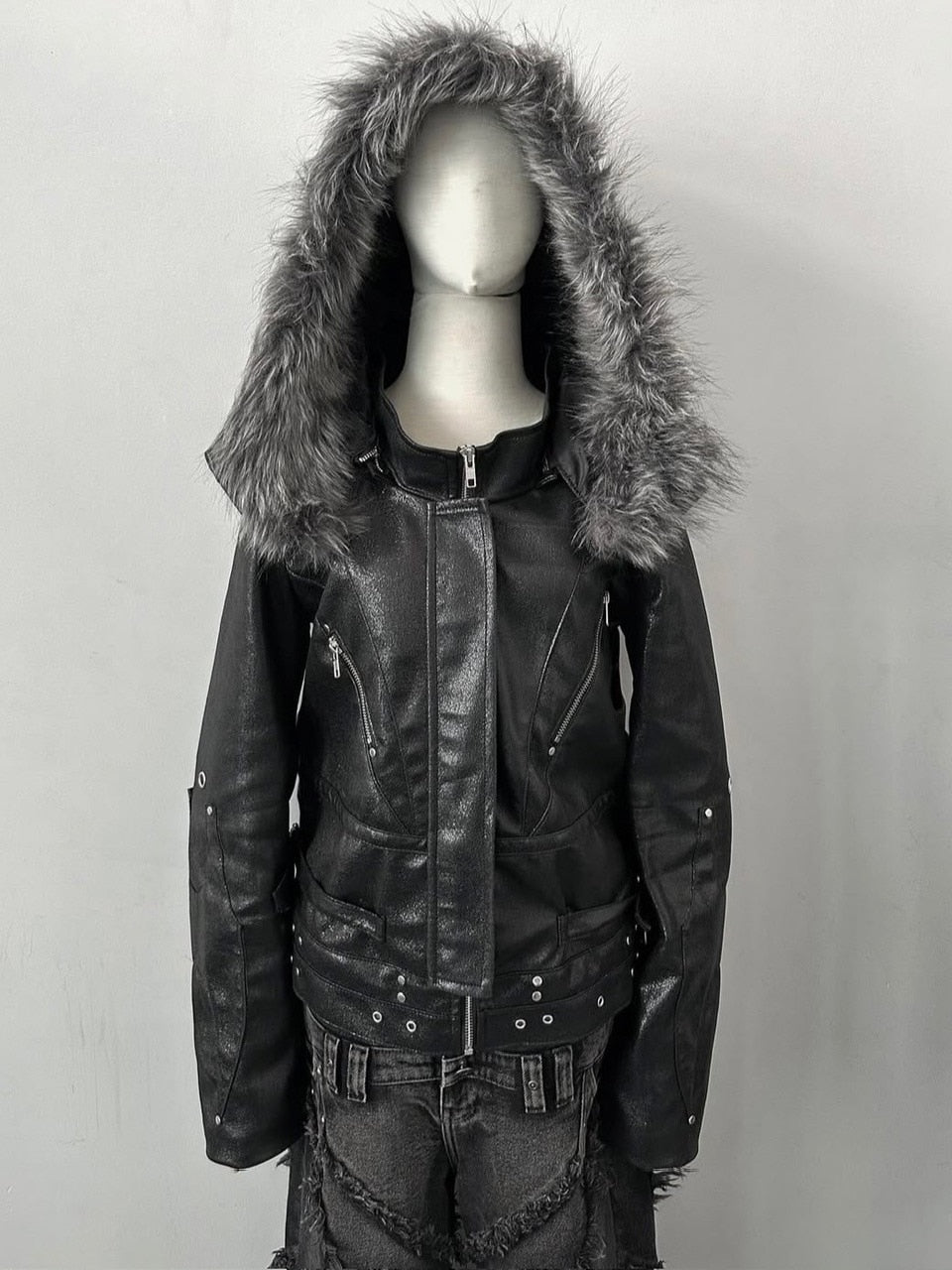 【Cozy world Wide】KNIGHT CLUB LEATHER JACKET