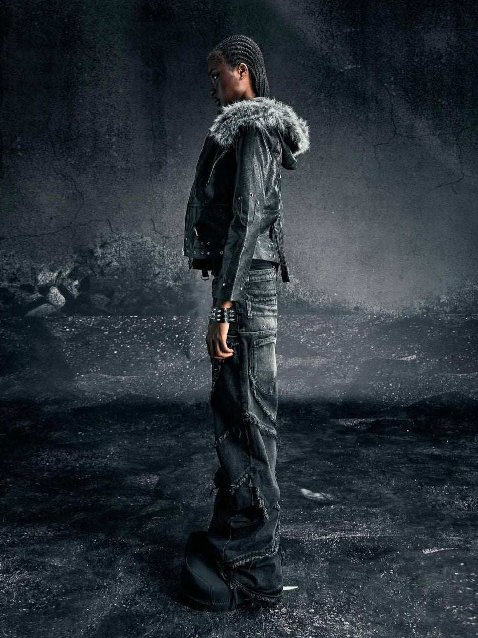 【Cozy world Wide】00 KNIGHT CLUB BAGGY FLARE JEANS