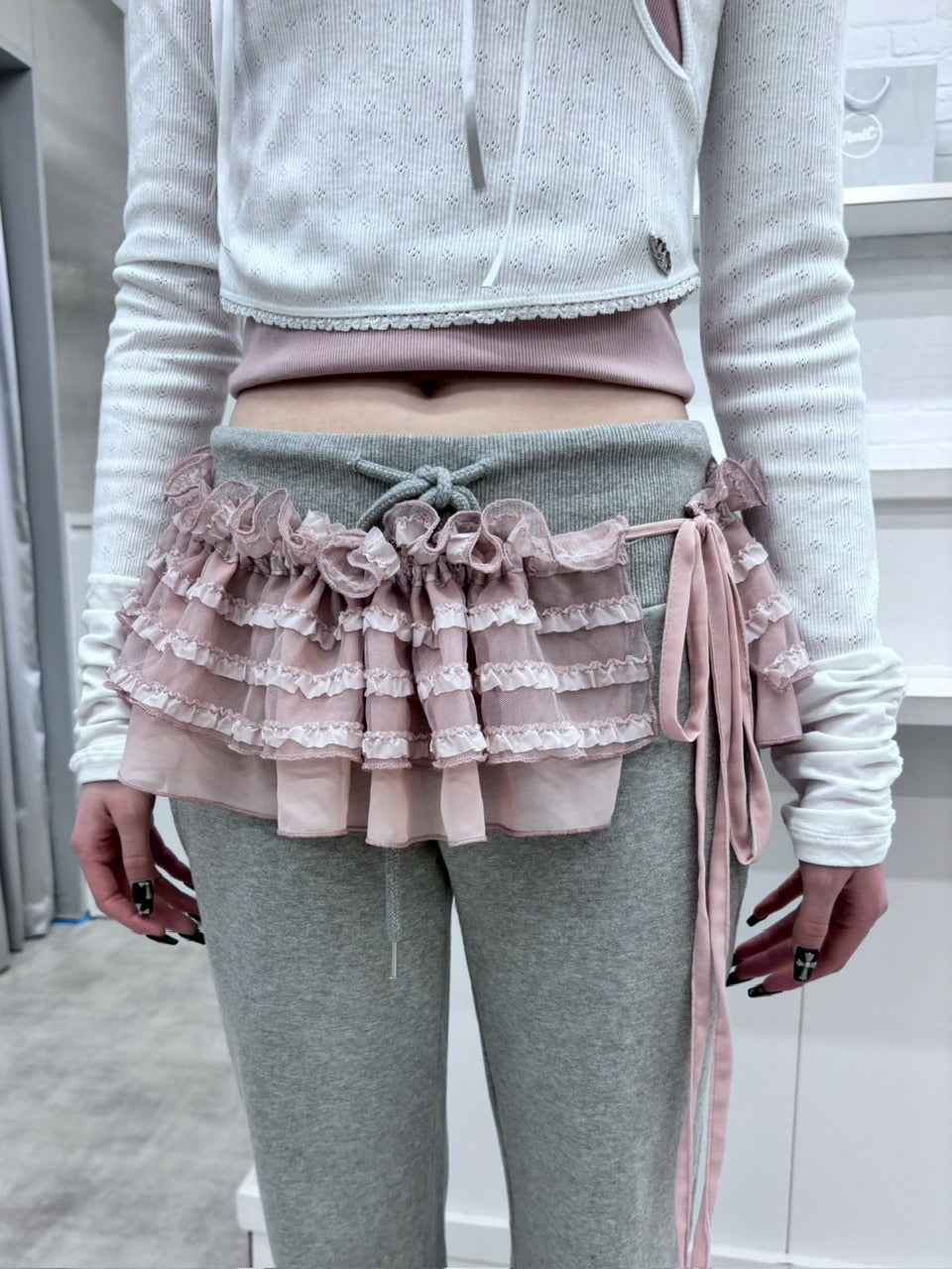 【nmtc +】lace belt (4color)