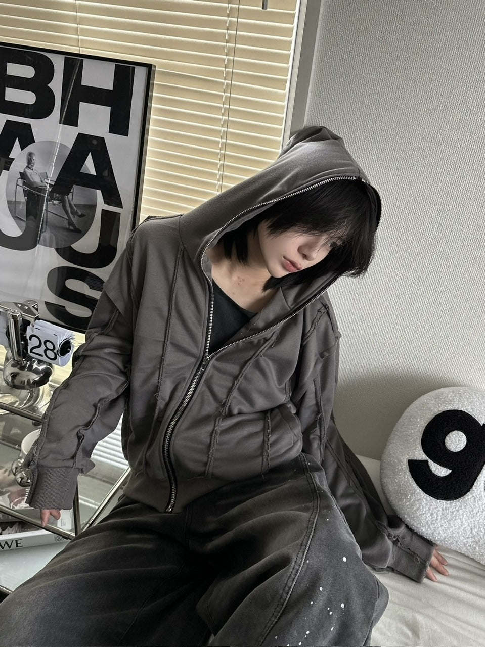 【LUV CODE】full zip up hoodie