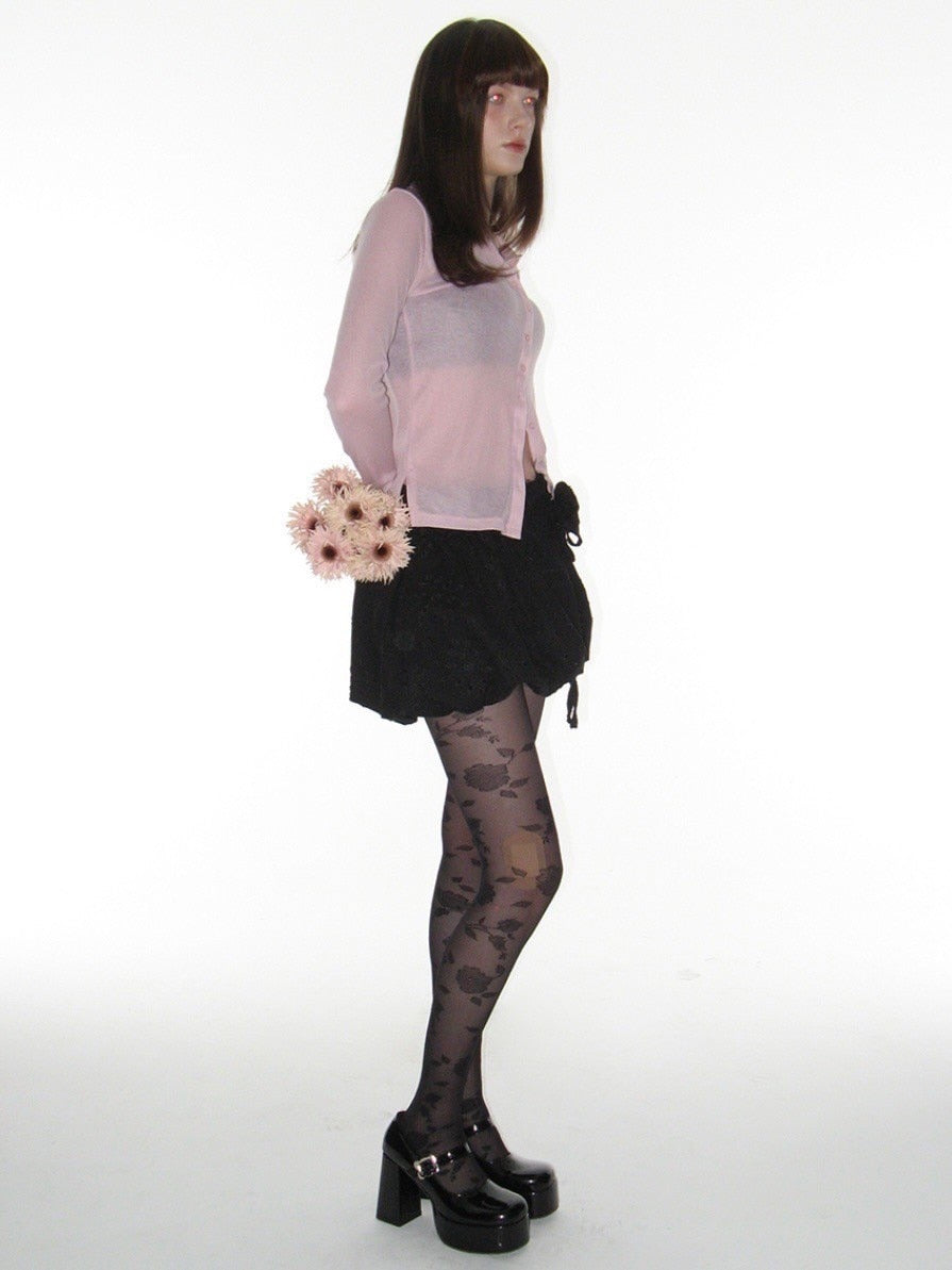 【CRANK】ROSE PUNCHING BALLOON SKIRT