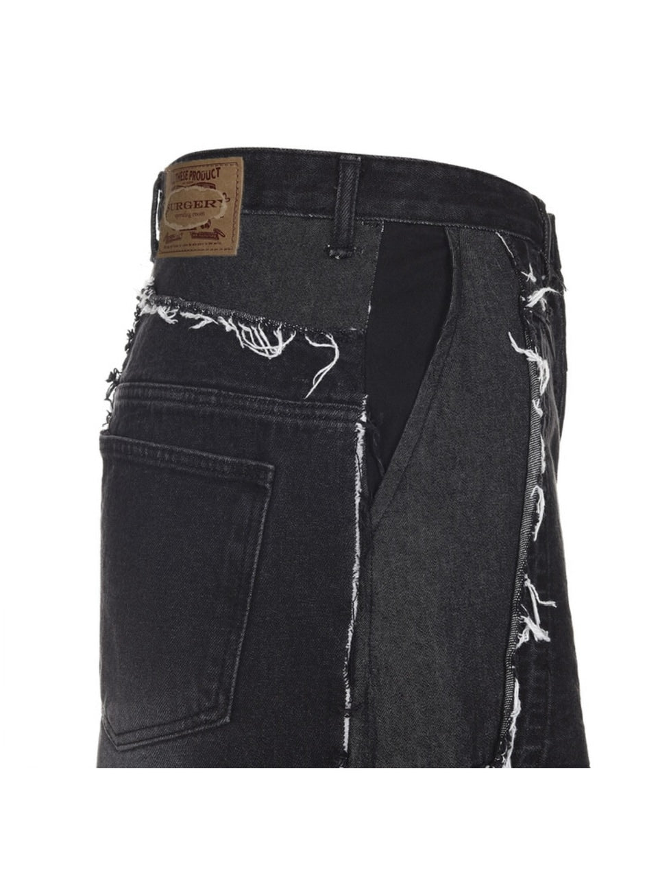 【SURGERY】remake denim bermuda pants / 【サージェリー】リメイバミューダデニムハーフパンツ