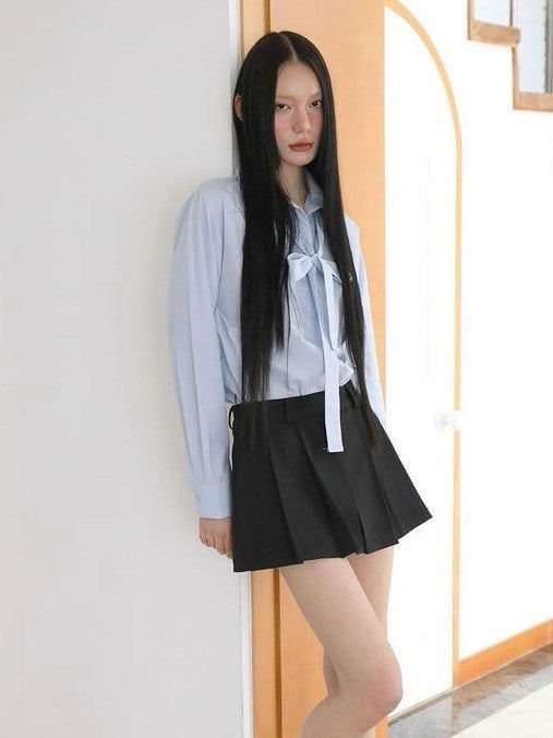 【Uglyshadow】PLEATS SKIRT PANTS