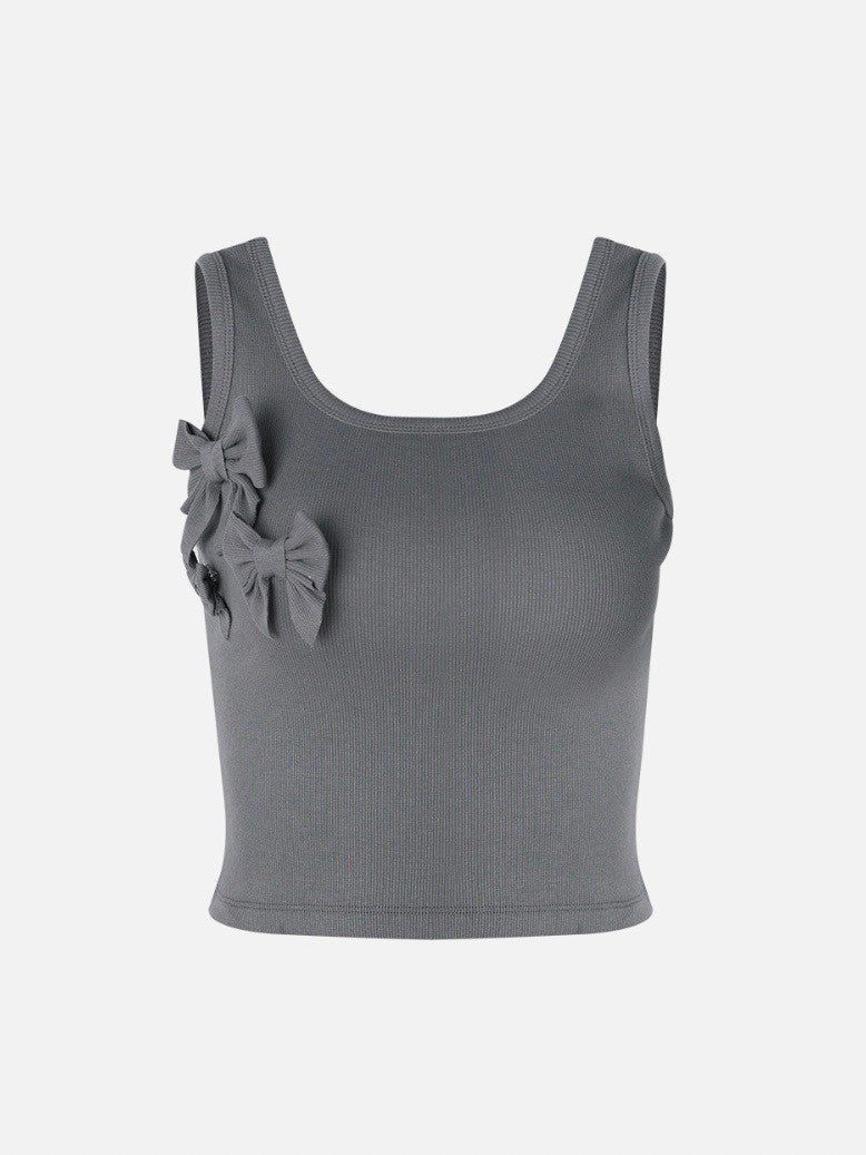 【GATELESS】RIBBON POP TANK TOP