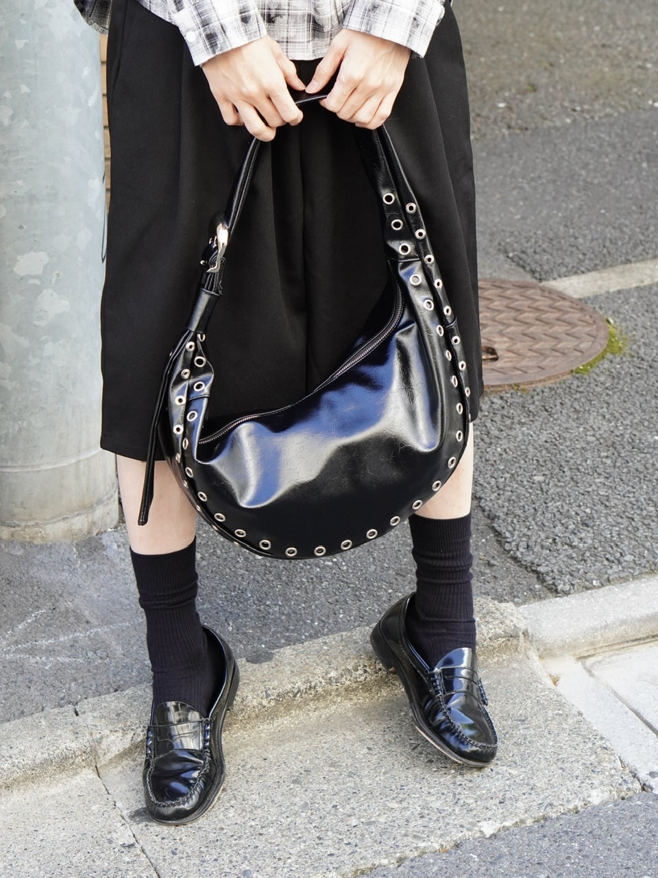 東京店WEB限定受注制【Chikashitsu +】eyelet cross bag – PRESSING
