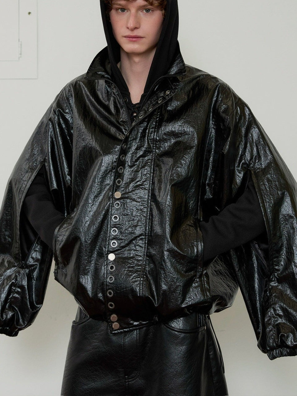 【ESC STUDIO】eyelet wind breaker jacket