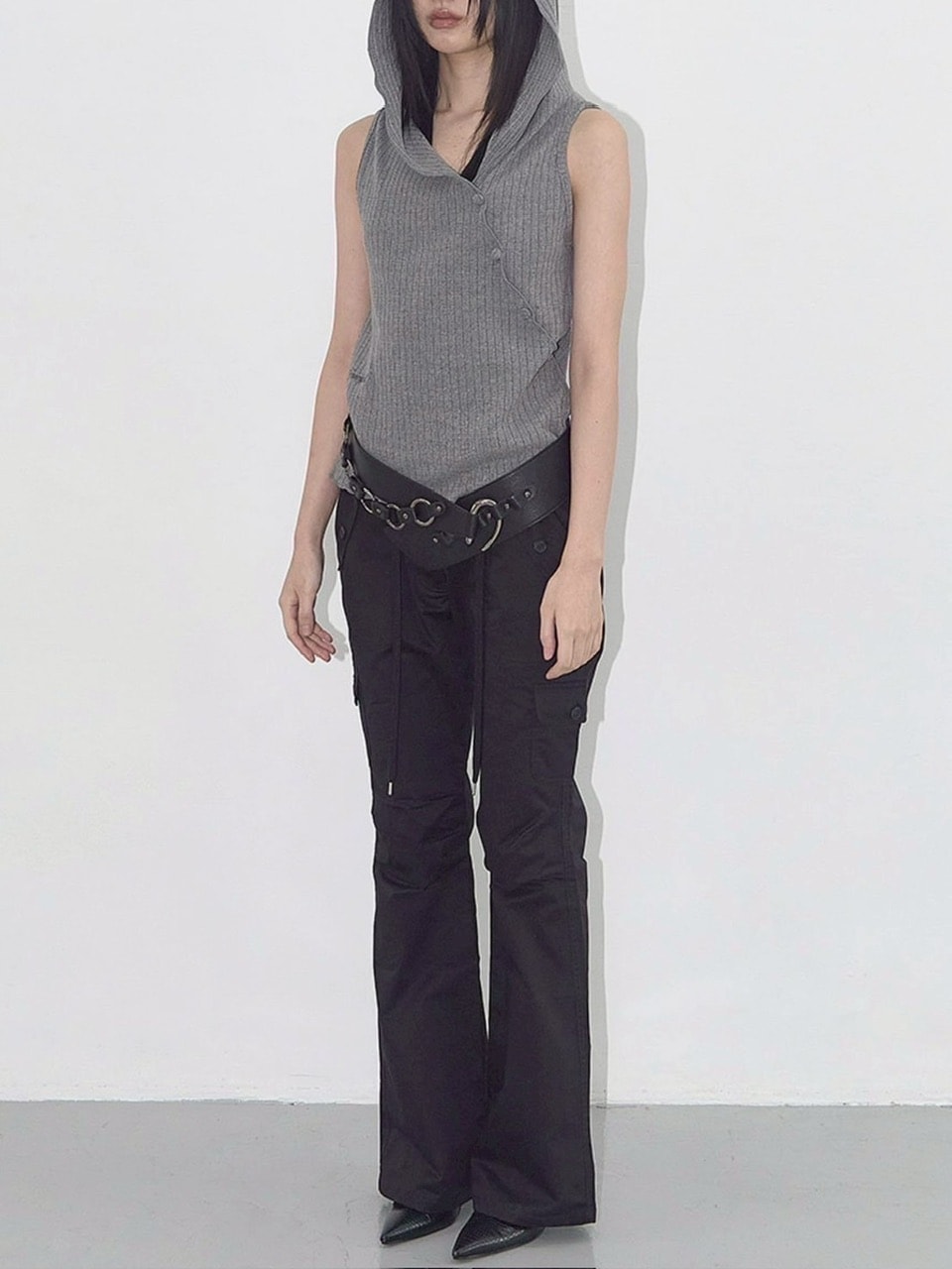 【FANCY CLUB】BIRD COWL SLEEVELESS