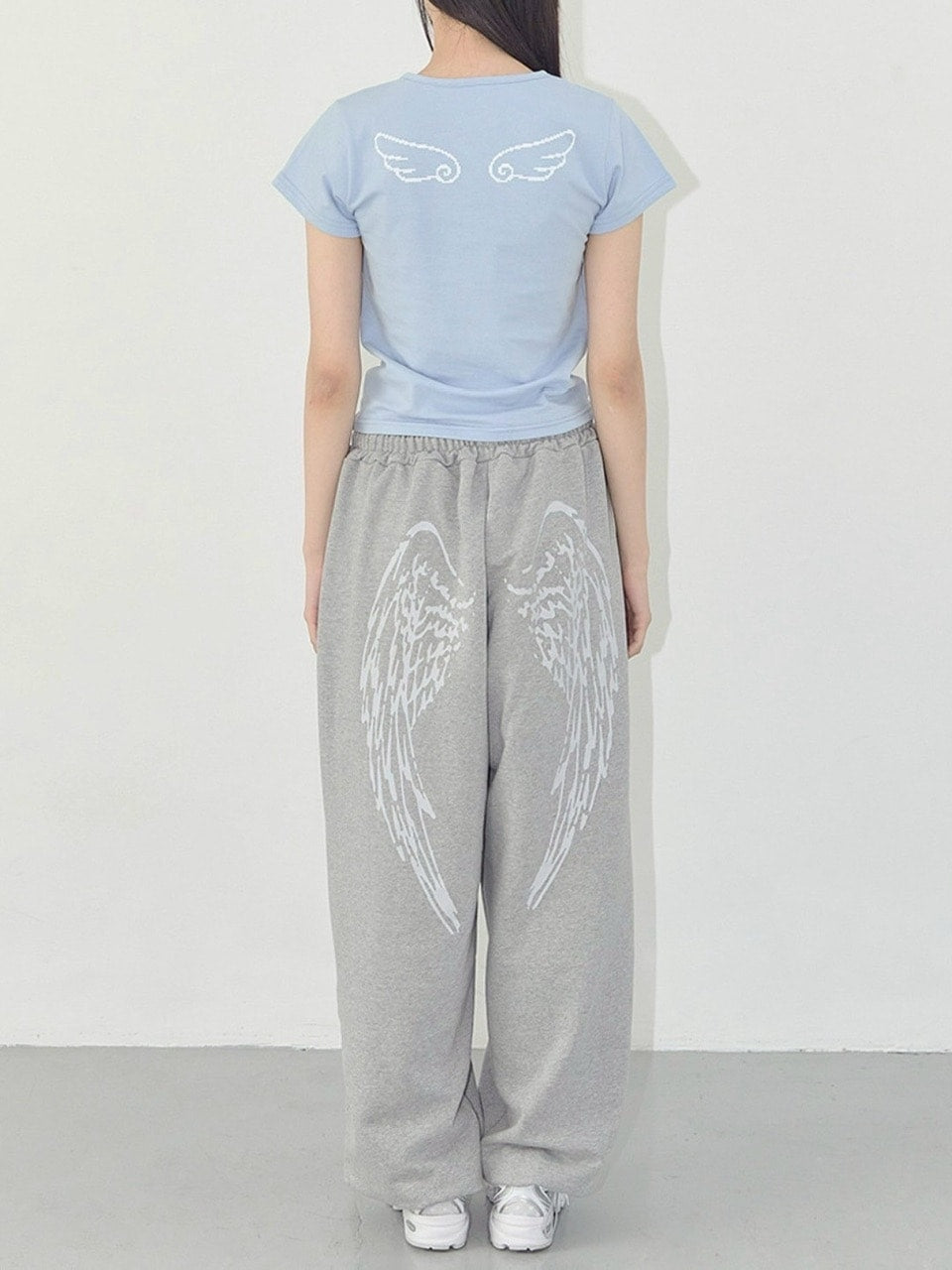 【FANCY CLUB】ANGEL MARK CROP TEE / 【ファンシークラブ】クロップロゴ半袖Tシャツ