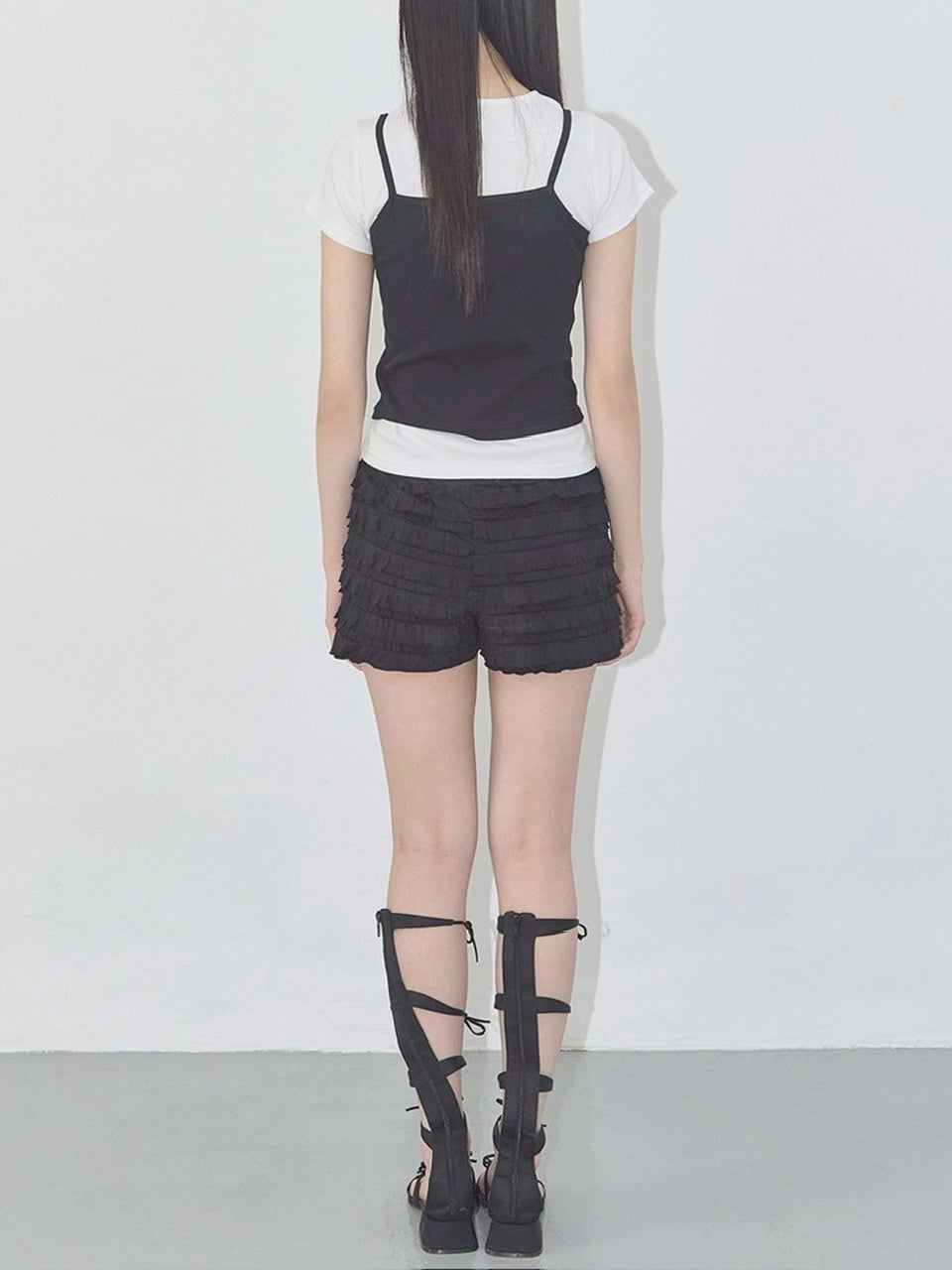 【FANCY CLUB】BREEZE CANCAN MINI SHORTS