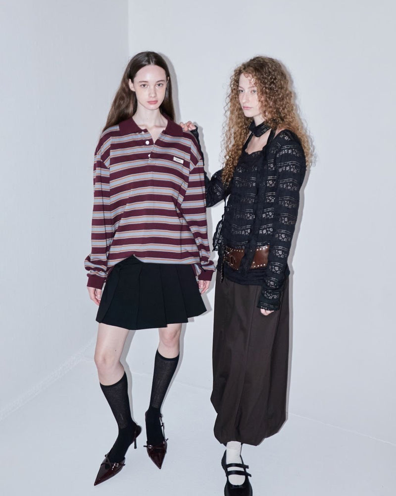 【ROCK CAKE】Pattern Punching Long sleeve