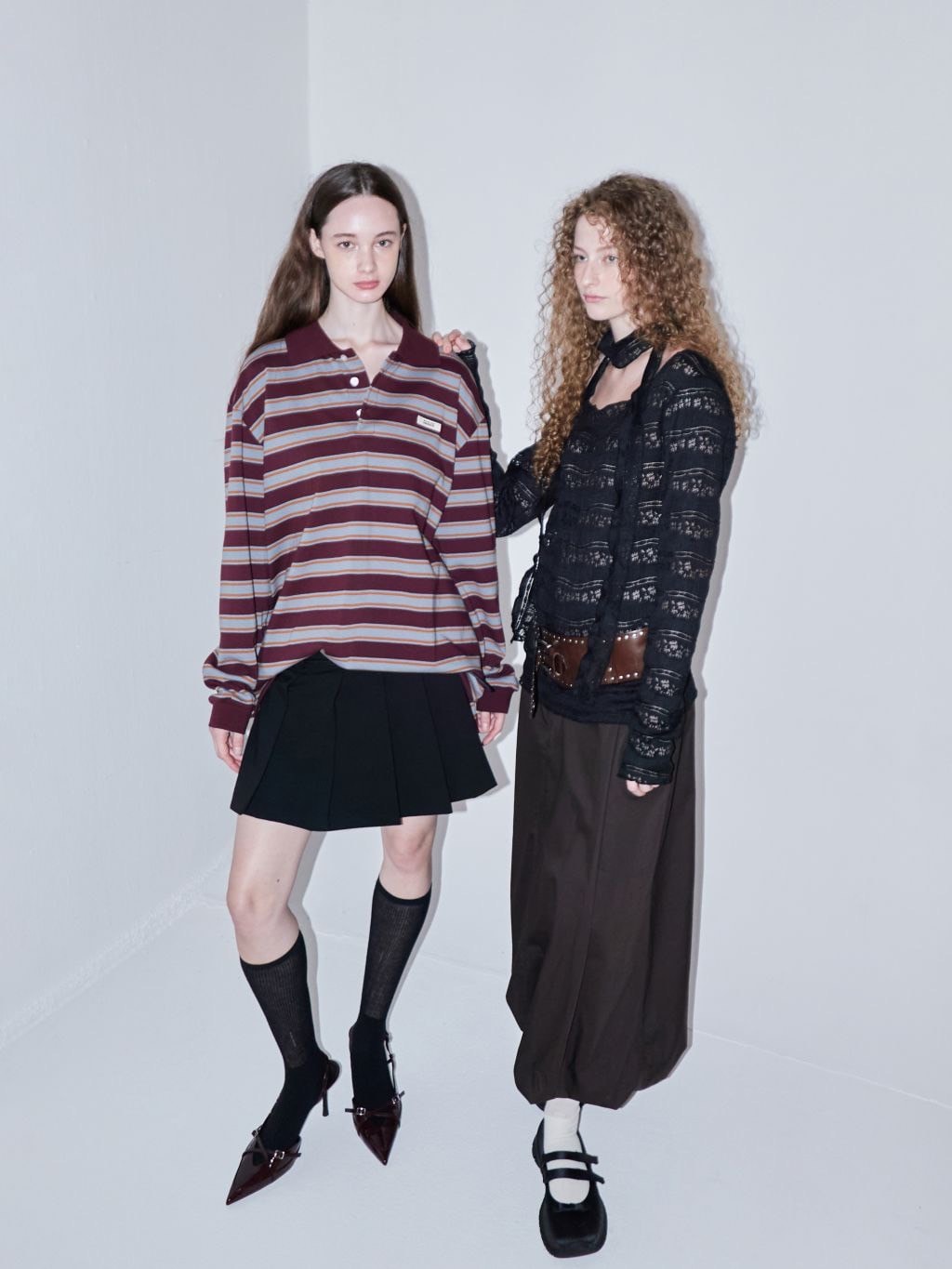 【ROCK CAKE】Pattern Punching Long sleeve