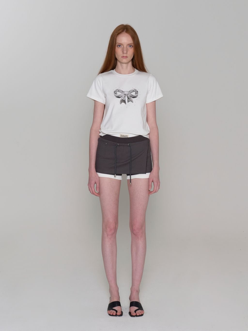 【ROCK CAKE】Hotfix Ribbon Top