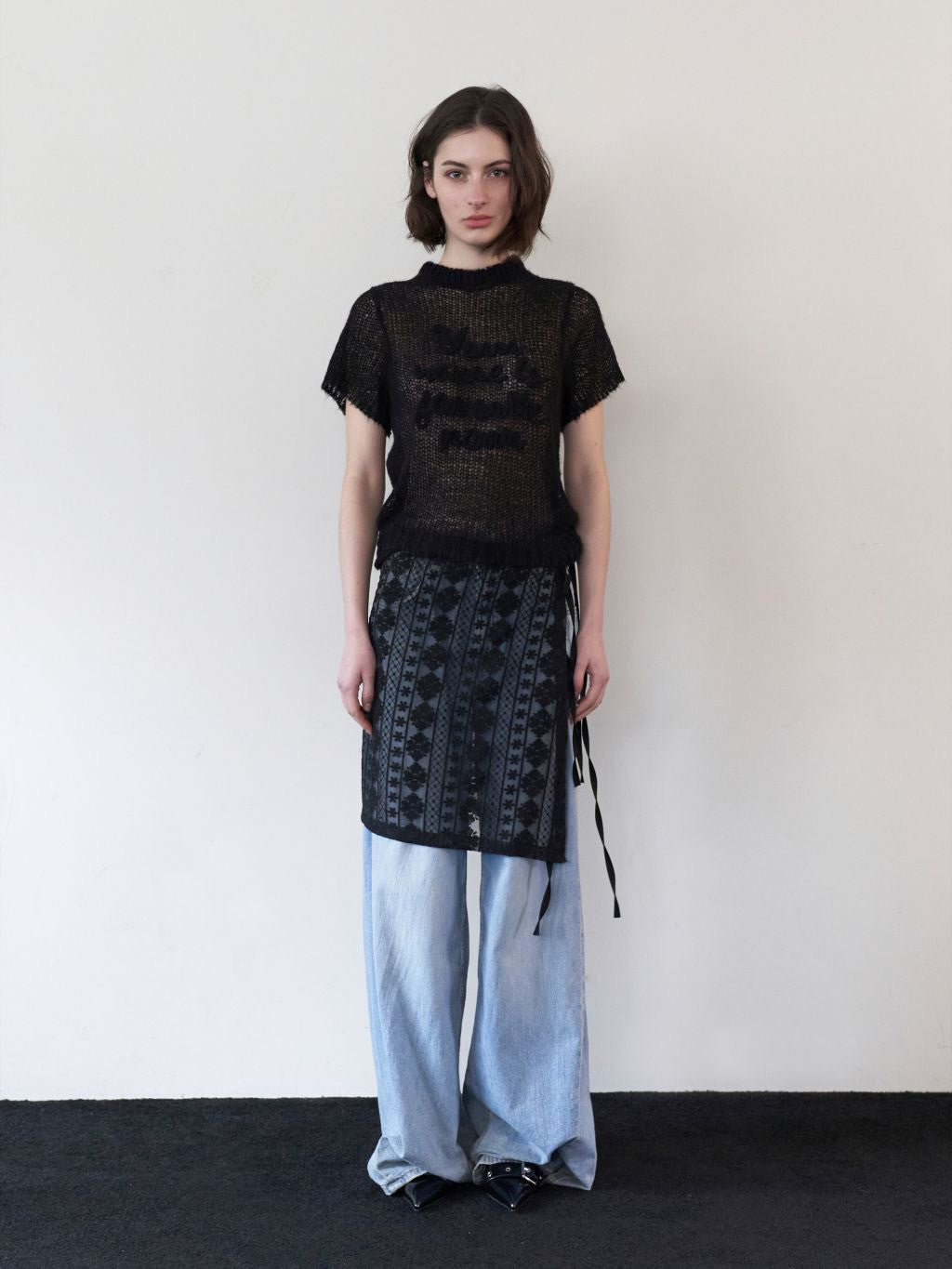 【ROCK CAKE】Layered Lace Skirt