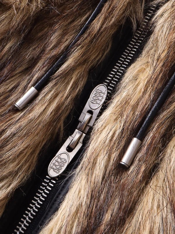 【The Boy Has No Patience】BLOOD MOON NIGHT BOXER ECO-FRIENDLY FUR COAT