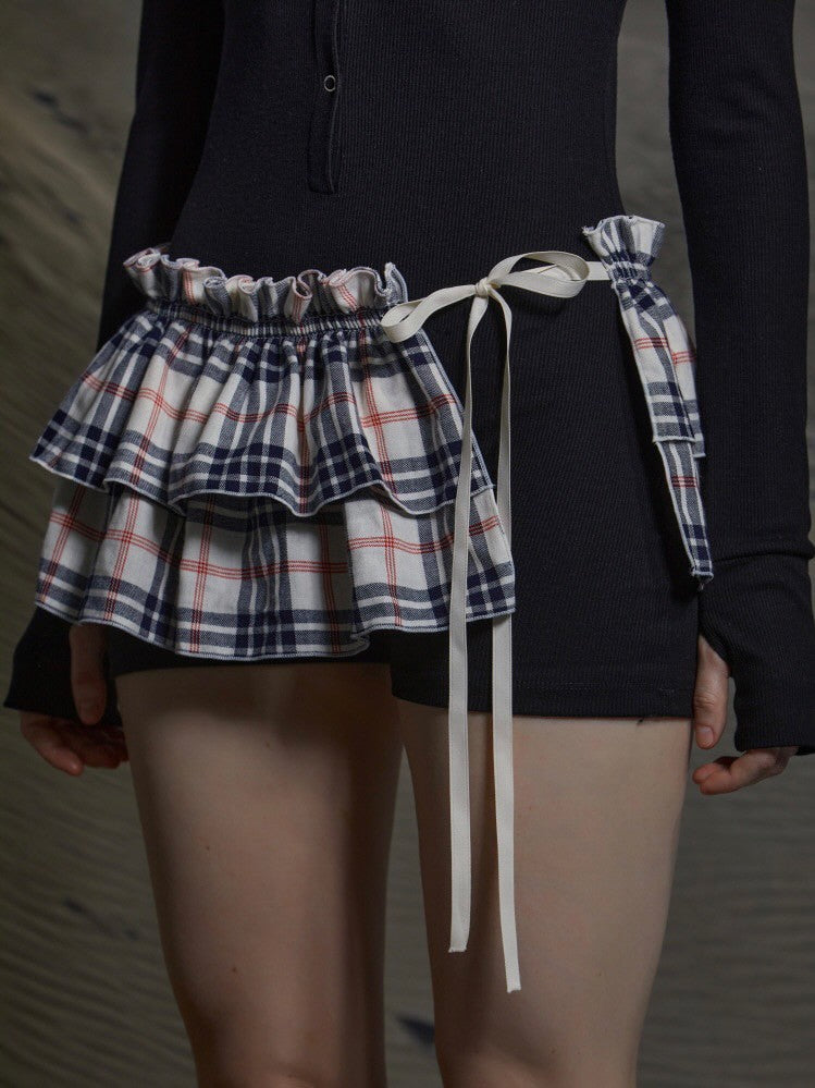 【GATELESS】PLEATS SKIRT BELT