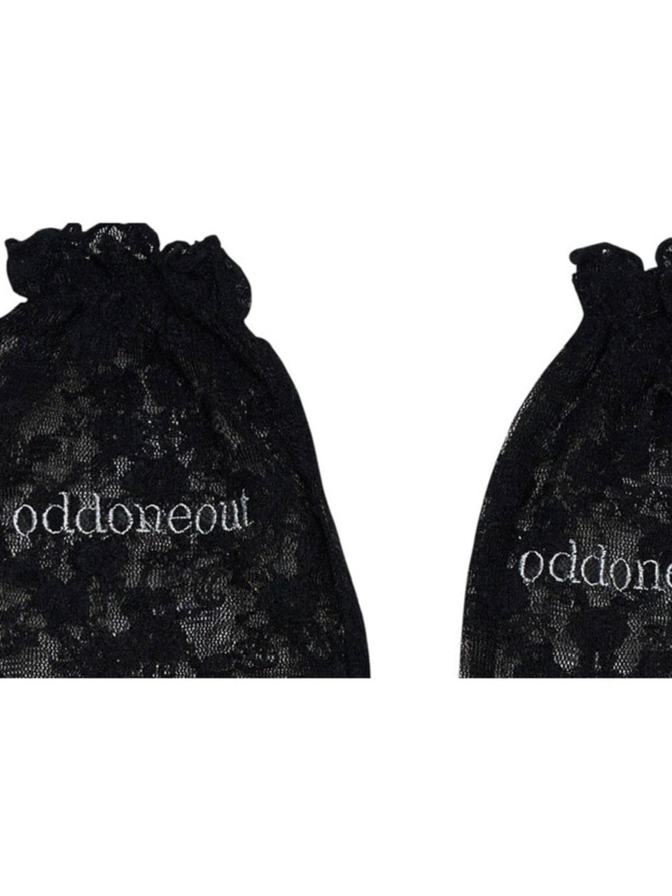【ODDONEOUT】ODDONEOUT LACE KNEE SOCKS