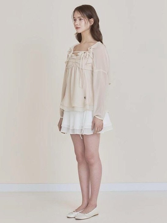 【NOTYOURROSE】Fairy chiffon bolero