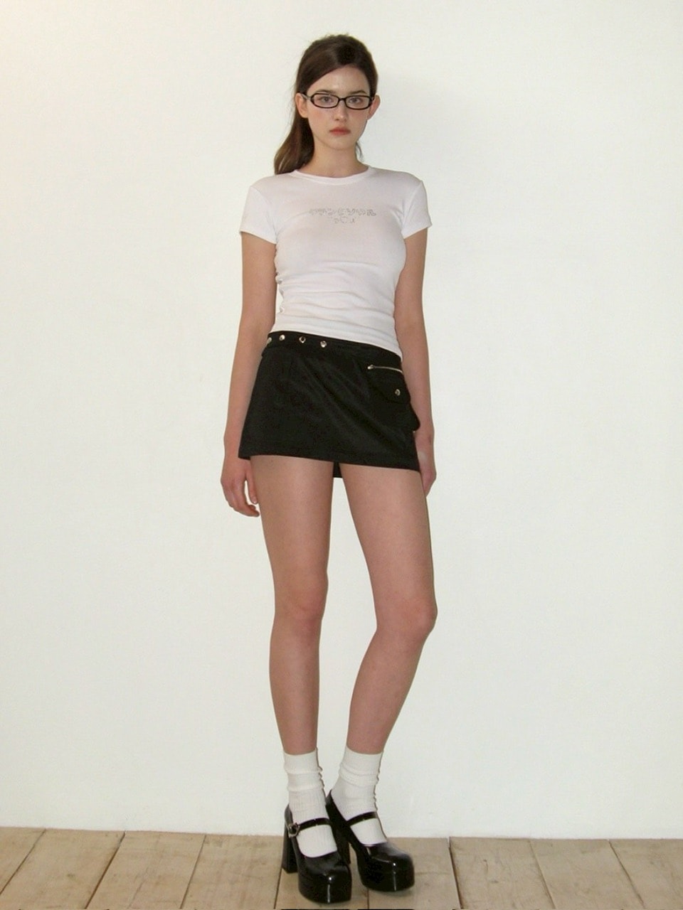 【CRANK】POCKET BELT MICRO SKIRT