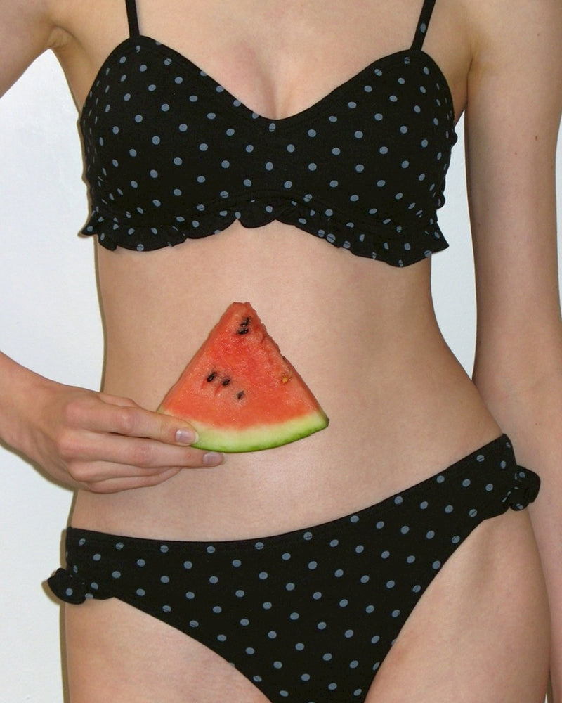 【CRANK】DOT FRILL BIKINI SET