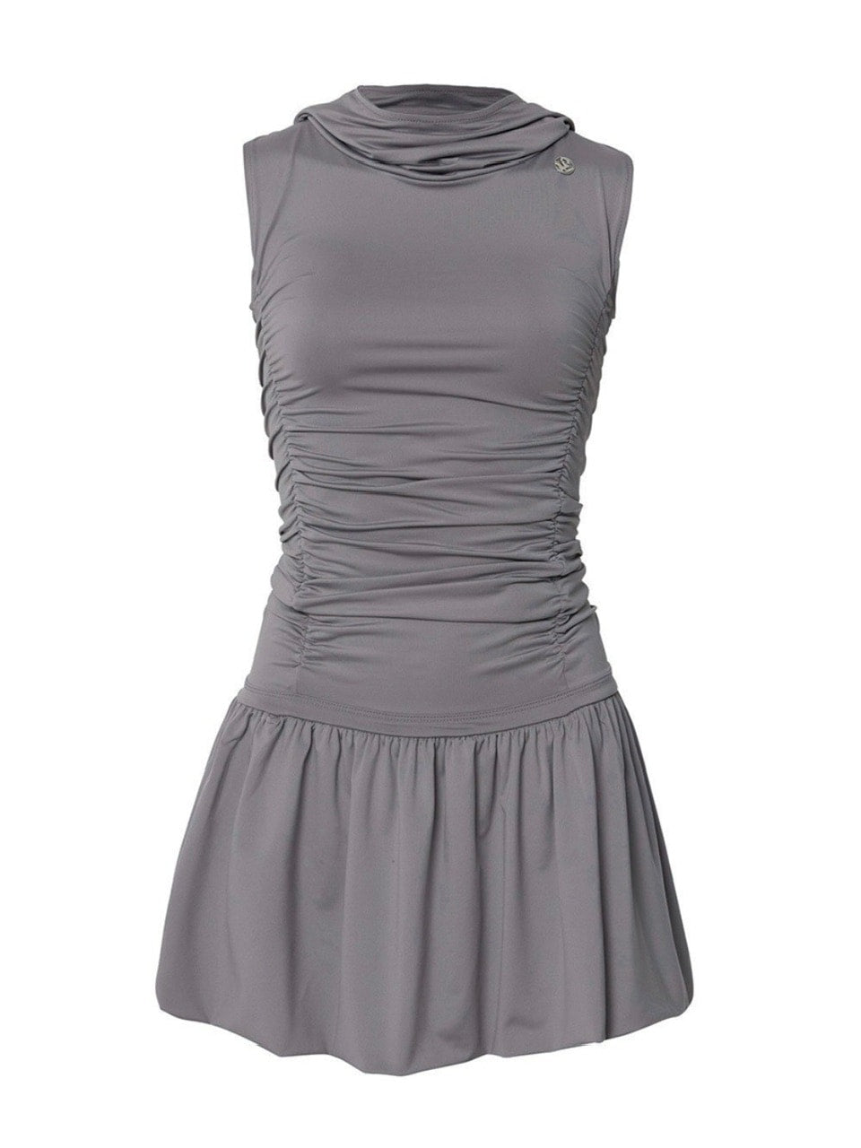 【FLAREUP】Hooded High Neck Dress