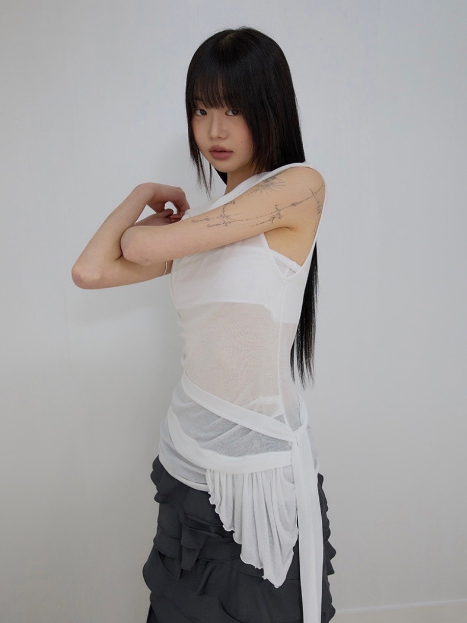 【FLAREUP】Faye Frill Sleeveless