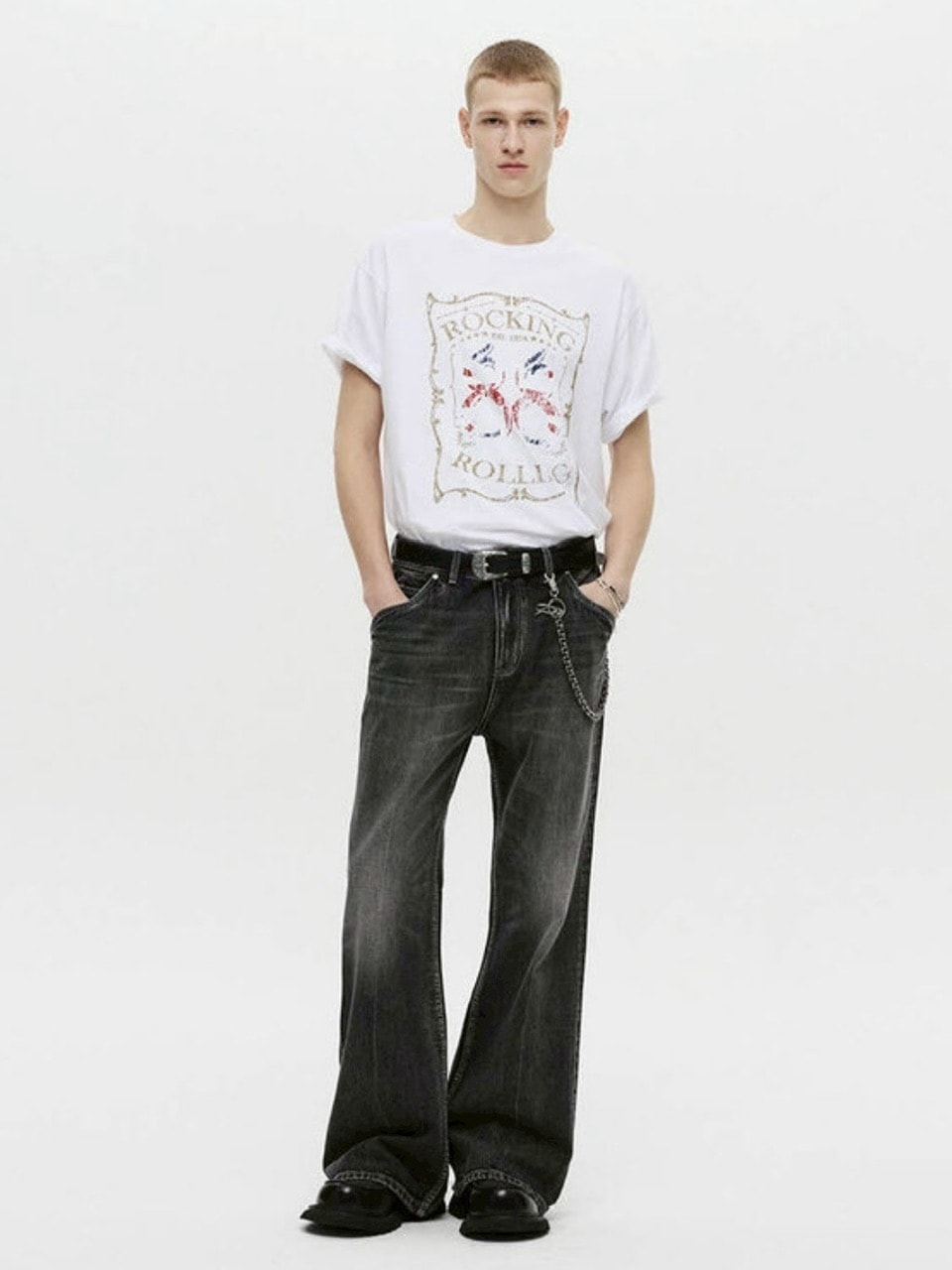 【DNSR】Western Flare Denim Pants