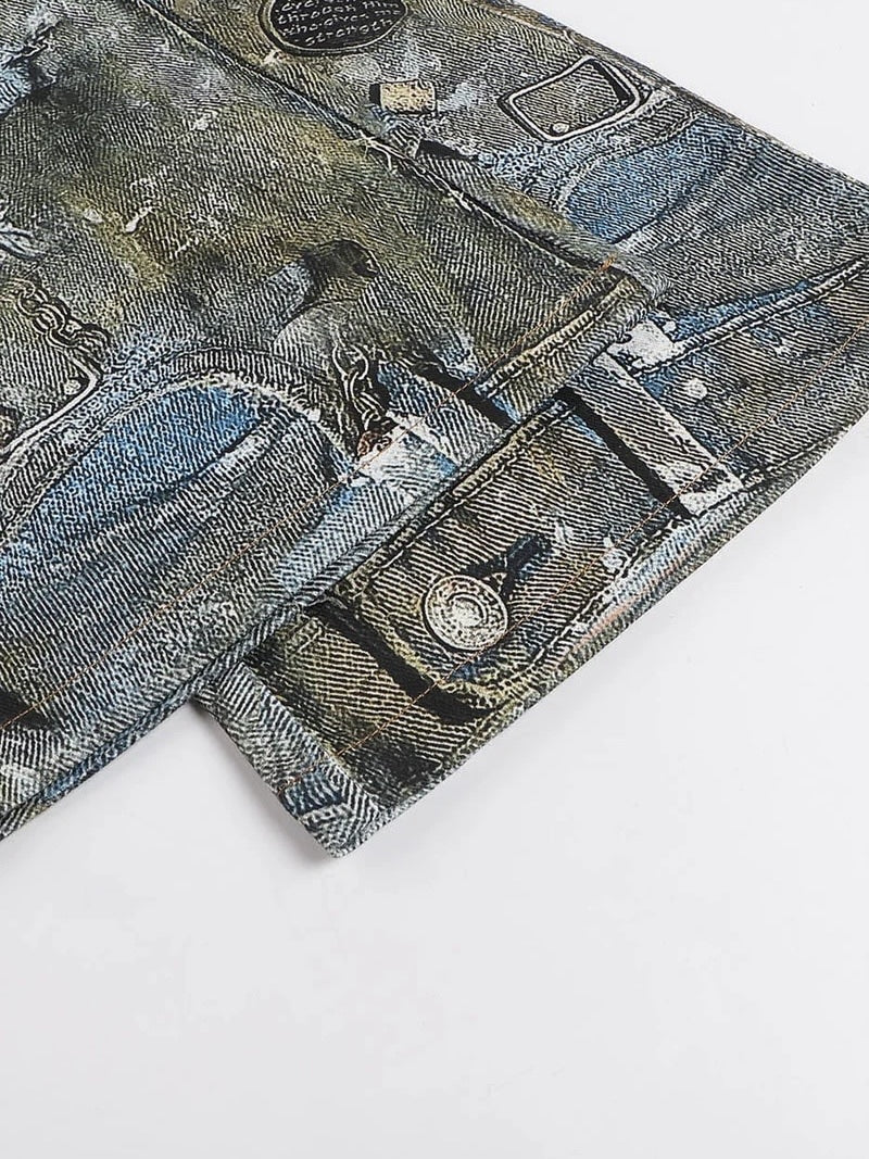 【DND4DES】GEMS ROTTEN DISTRESSED FLARED JEANS