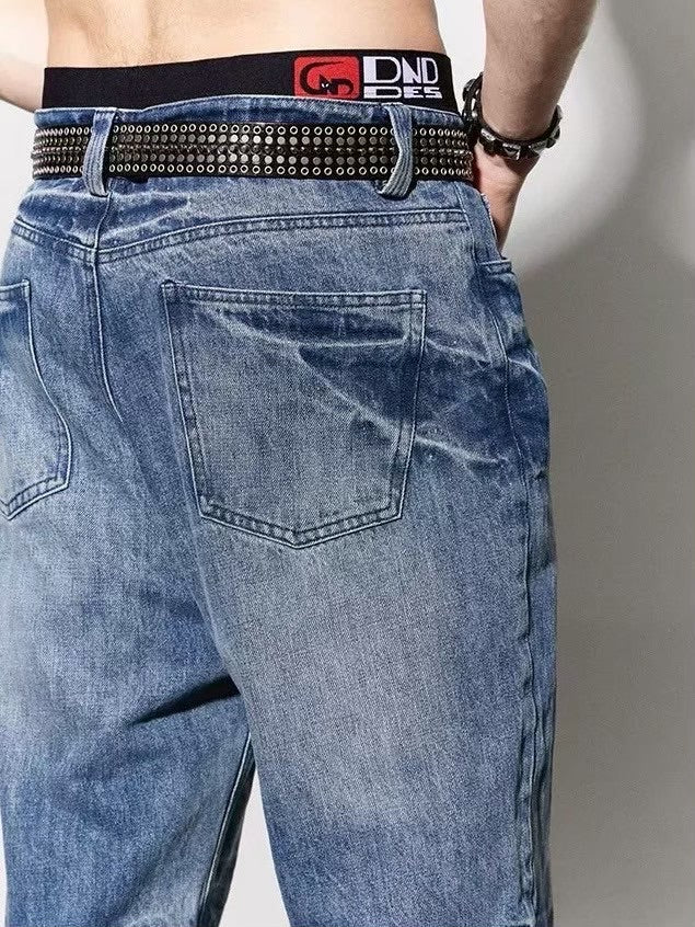 【DND4DES】MUSTACHE WASHED FLARED JEANS