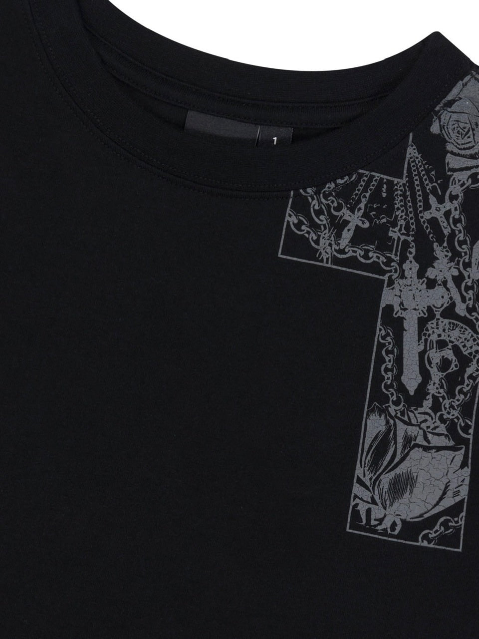 【AAKAM】CROS2 Printed Half Top