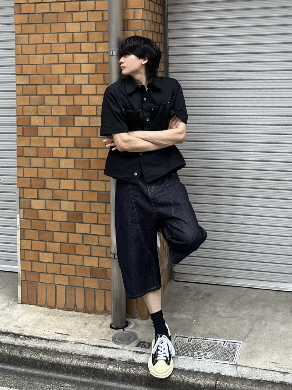 受注制【youll】rib cotton shirt jacket (2color)