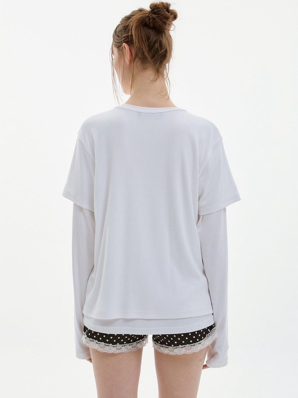 【ESC STUDIO】soft double t-shirt/ 【イーエスシーステュディオ】ソフトダブル長袖Tシャツ